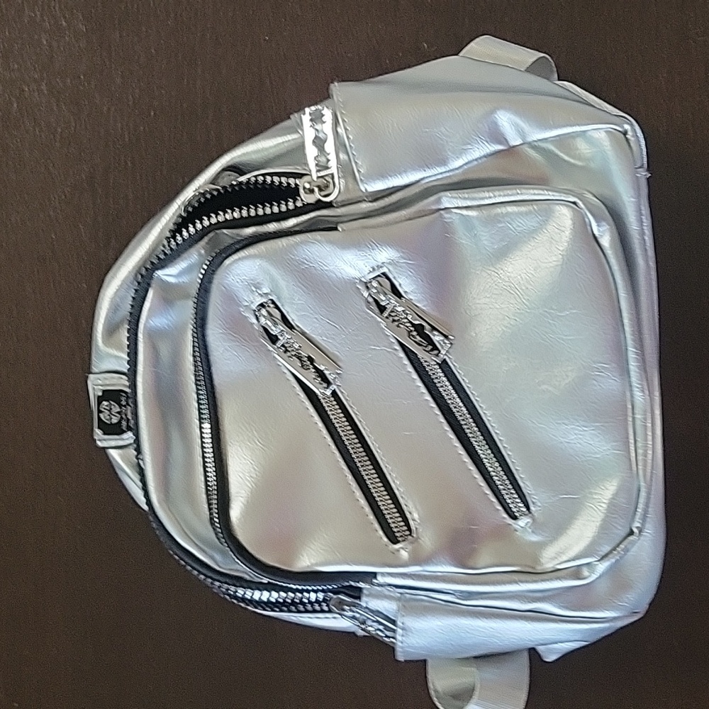 Silver Backpack